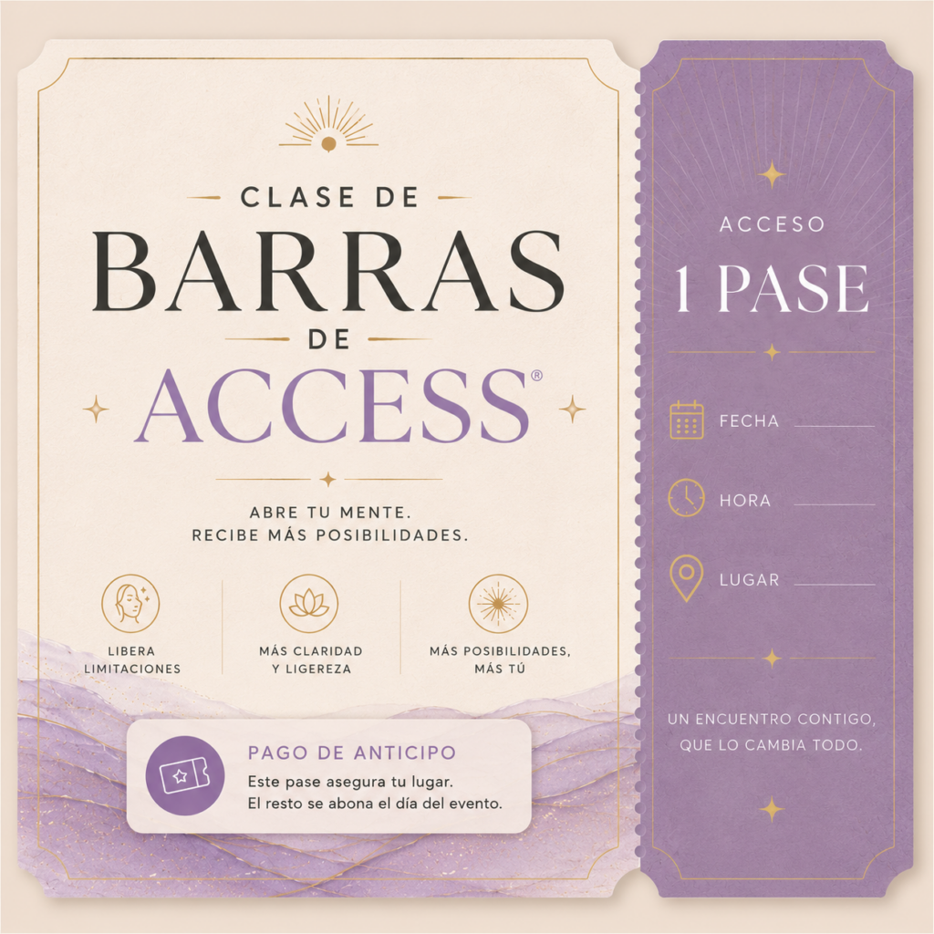 Certificación Internacional de Barras de Access [17 de Mayo 2026] Anticipo